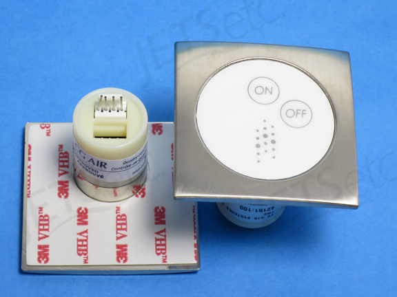 KEYPAD 2-TOUCH 2 1/4 IN, SQUARE - NICKEL          